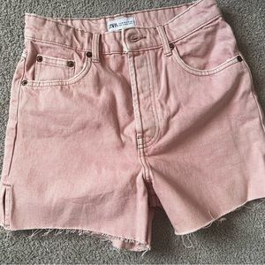 Zara Mom Jean Shorts